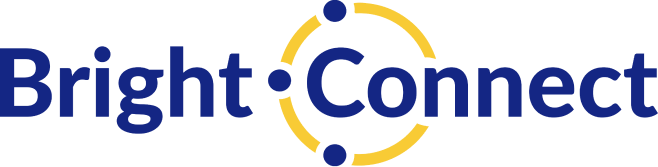 logo bright connect white