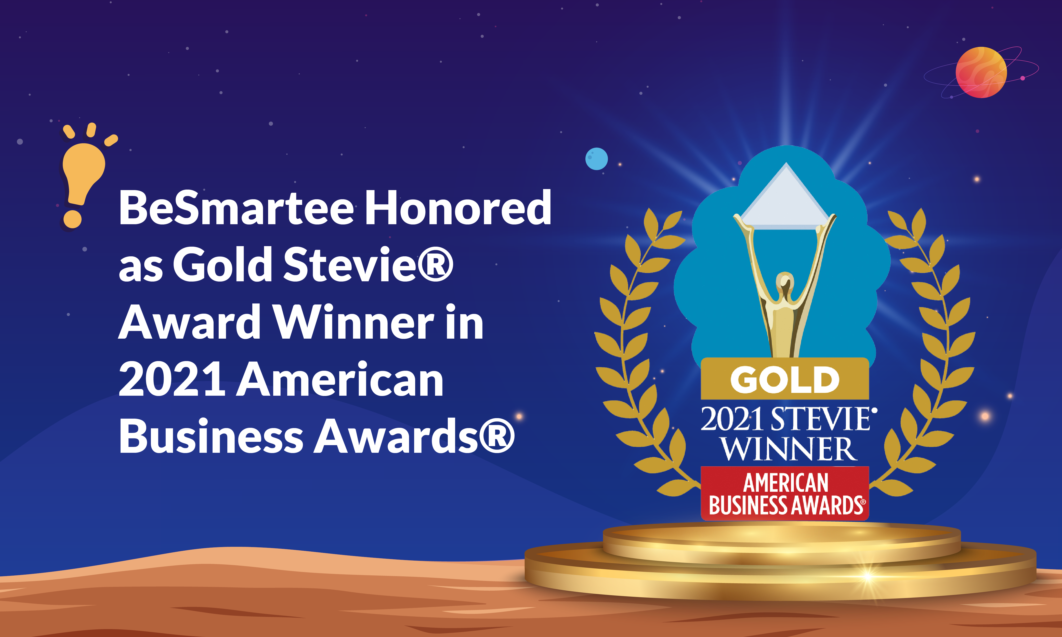 BeSmartee Honored as Gold Stevie® Award Winner in 2021 American Business Awards®
