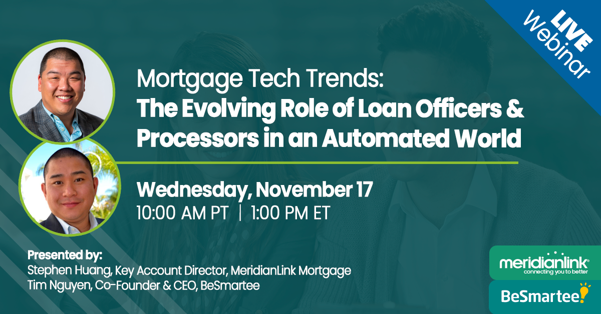 Mortgage Tech Trends: The Evolving Role of Loan Officers and Processors in an Automated World
