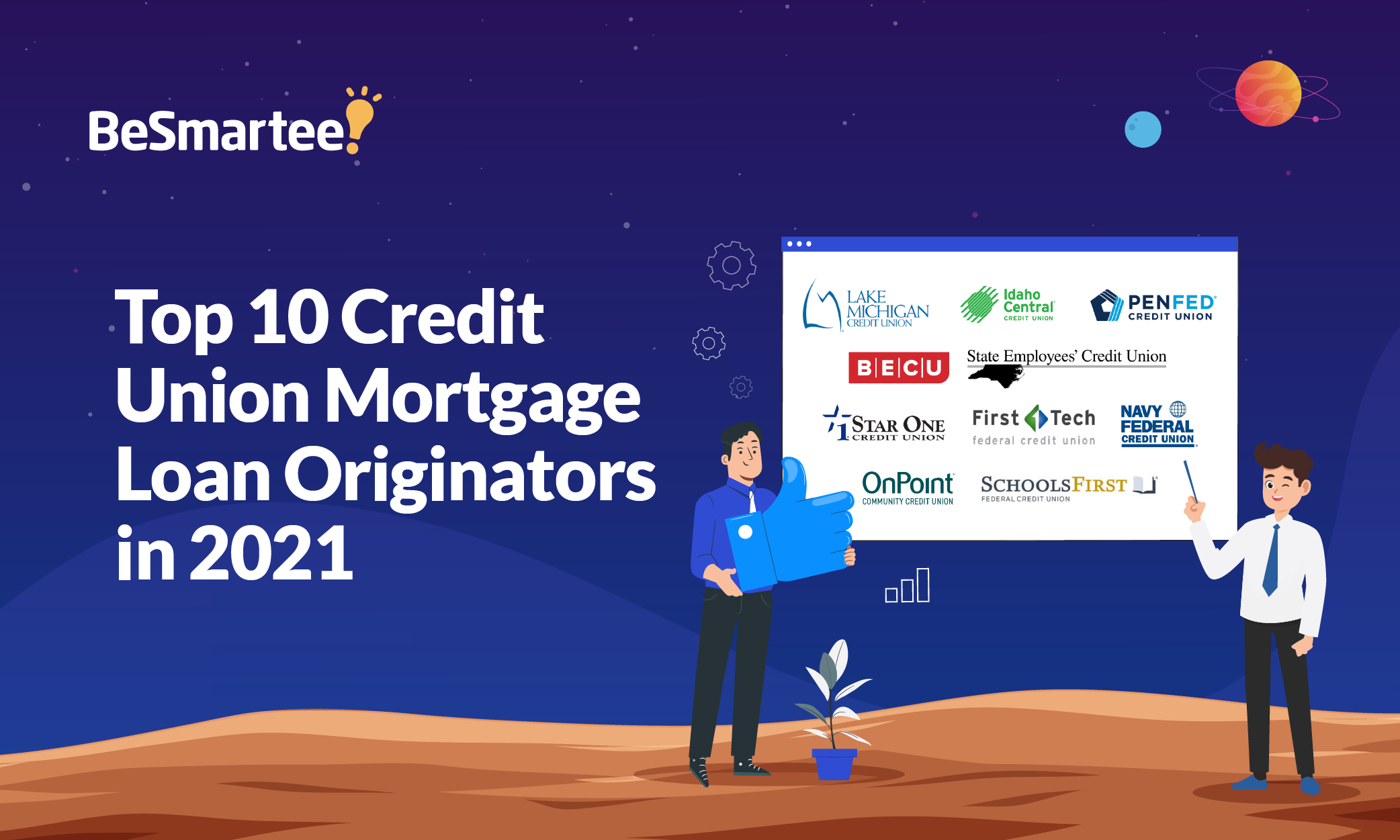 Top 10 Credit Union Mortgage Loan Originators in 2021
