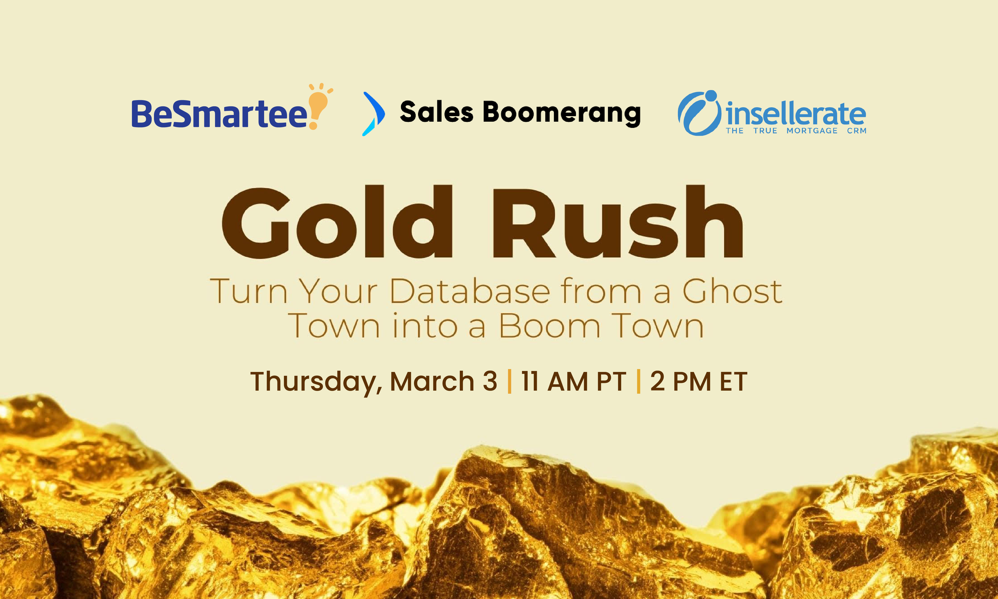 Gold Rush: Turn Your Database from a Ghost Town into a Boom Town