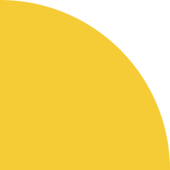 yellow quarter of a circle