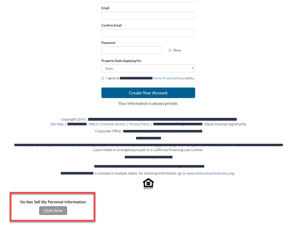 CCPA: A Mortgage Manual client usage ccpa required elements