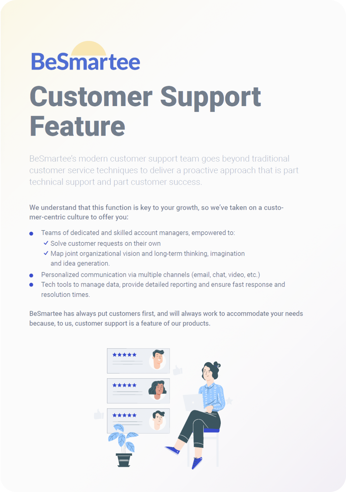 Customer Support Feature
